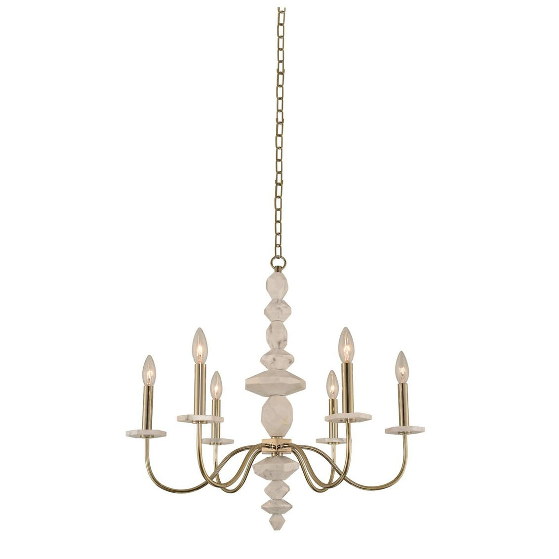 Carrara 6 Light Chandelier
