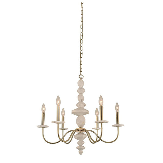 Carrara 6 Light Chandelier