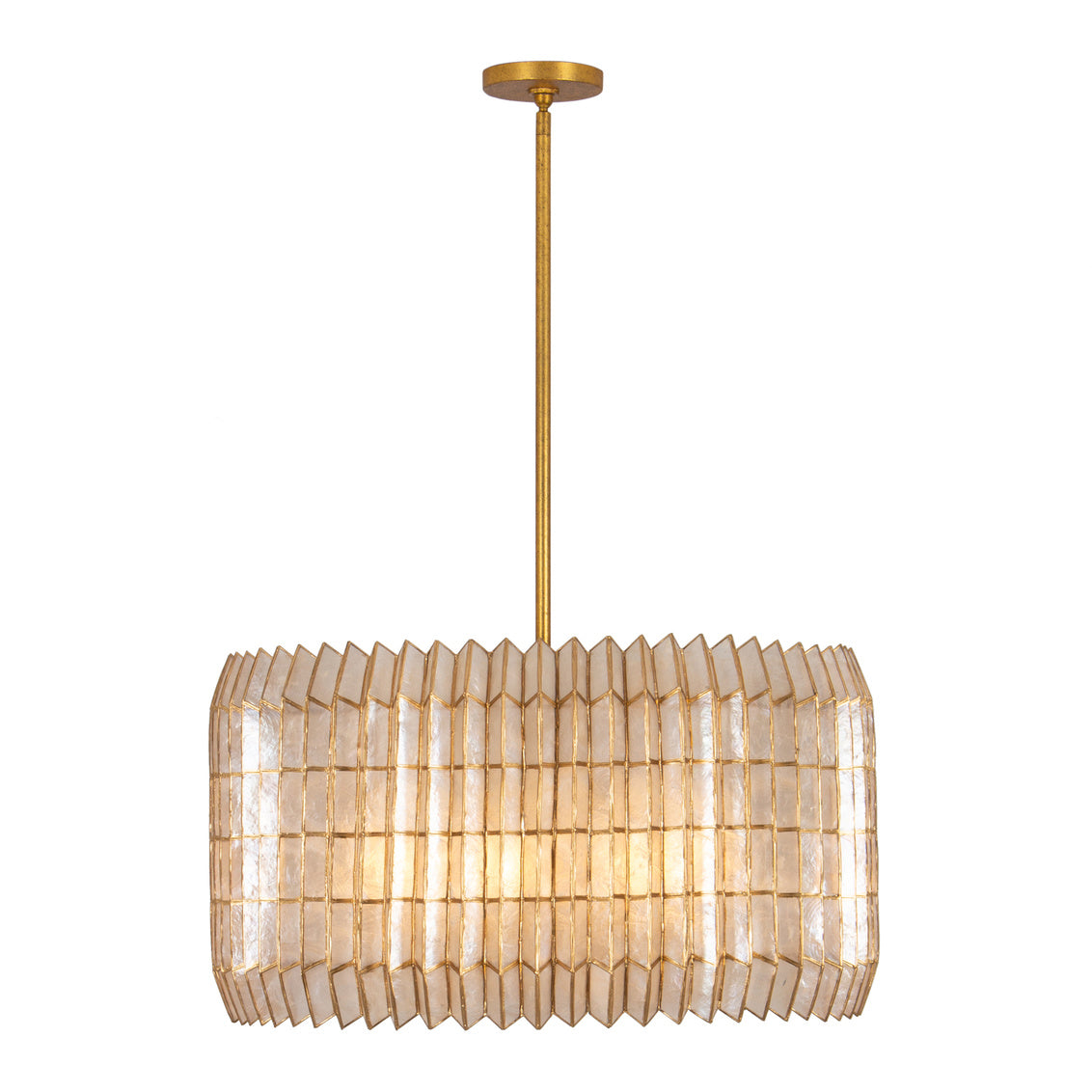 Fractal 28" 8-Light Chandelier