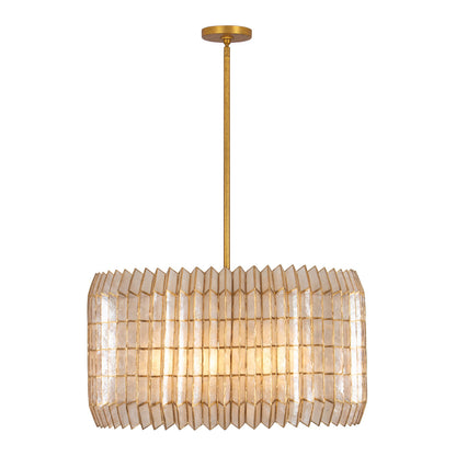 Fractal 28" 8-Light Chandelier