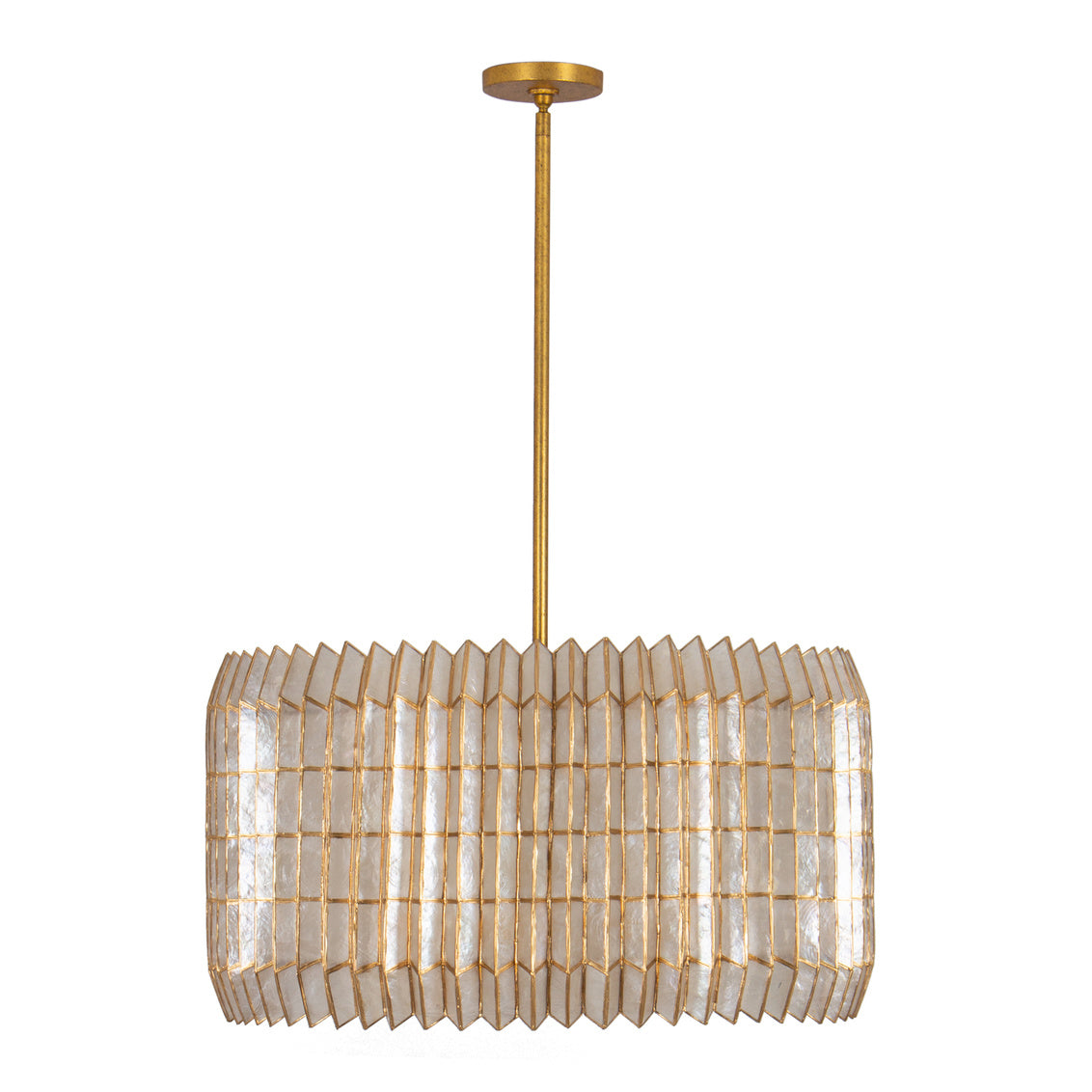 Fractal 28" 8-Light Chandelier