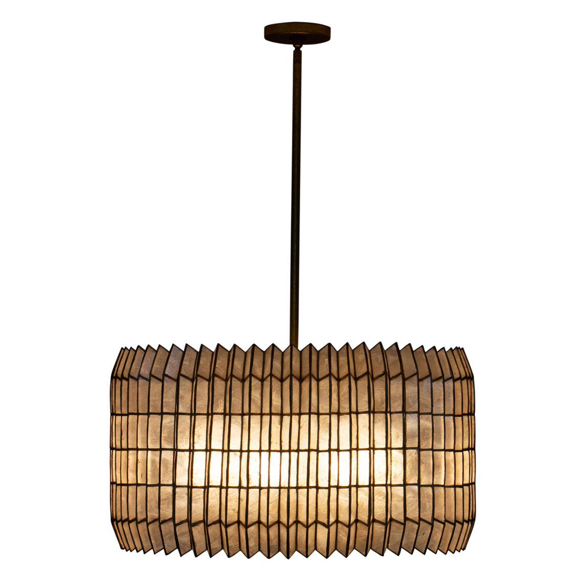 Fractal 28" 8-Light Chandelier