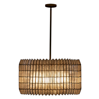 Fractal 28" 8-Light Chandelier