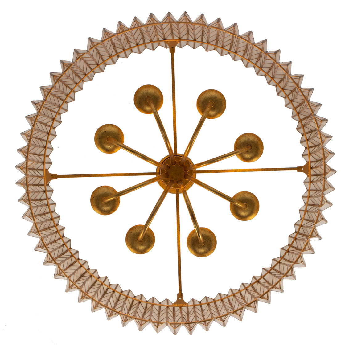 Fractal 28" 8-Light Chandelier
