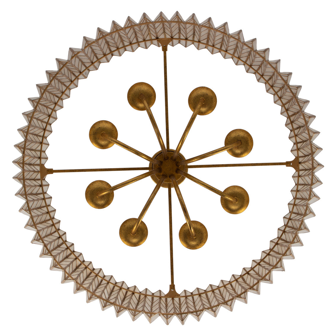 Fractal 28" 8-Light Chandelier