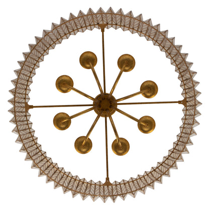 Fractal 28" 8-Light Chandelier