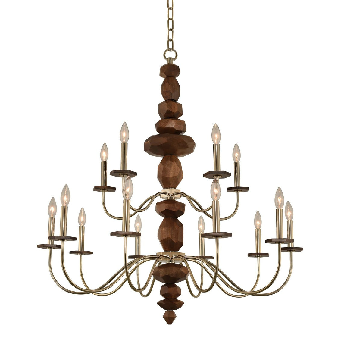 Lassen (10+5) Light 2 Tier Chandelier
