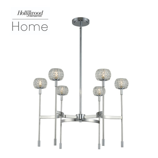 Mae 6 Light Chandelier