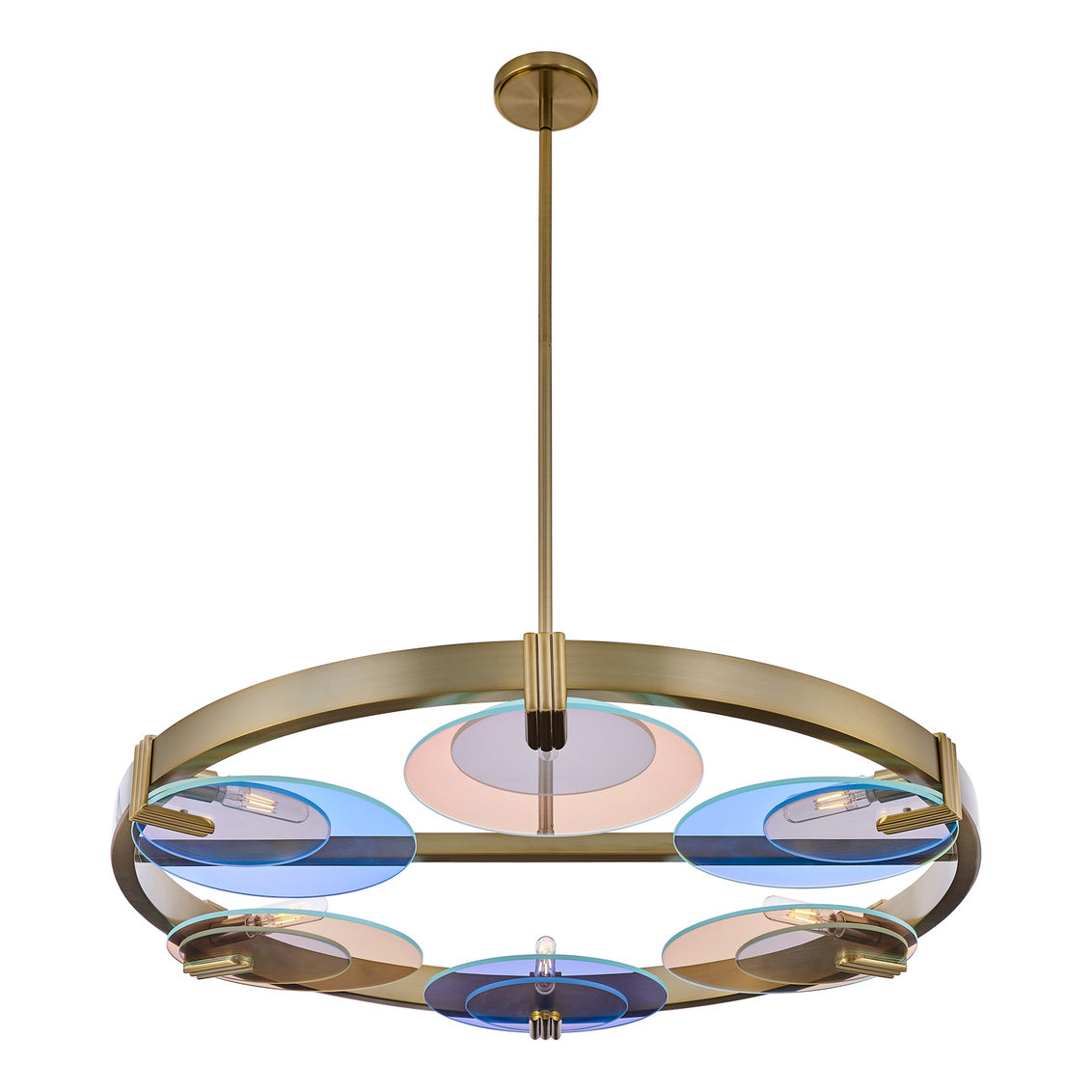 Optics 36" 6-Light Chandelier