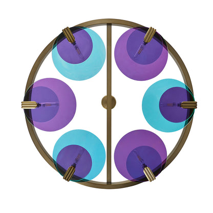 Optics 36" 6-Light Chandelier