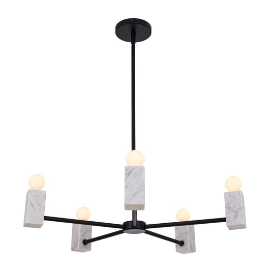 Quadra 5 Light Chandelier