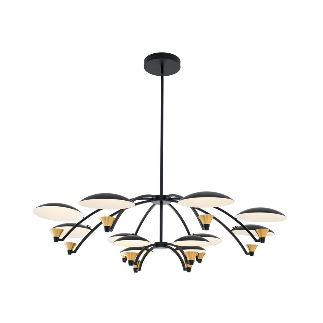 Redding (4+8) Light 2 Tier LED Chandelier