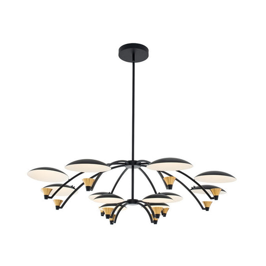 Redding (4+8) Light 2 Tier LED Chandelier