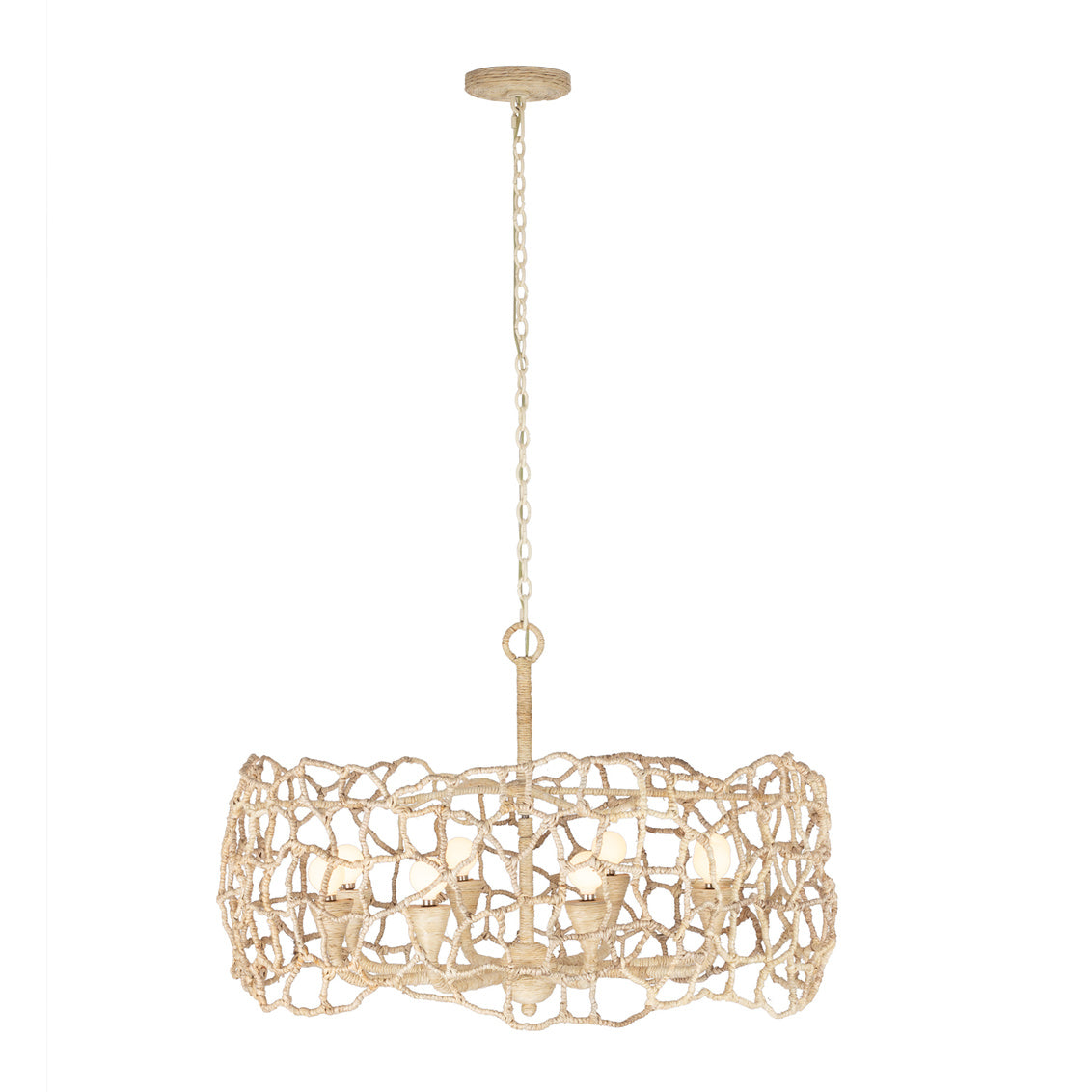 Reef 34" 8-Light Chandelier