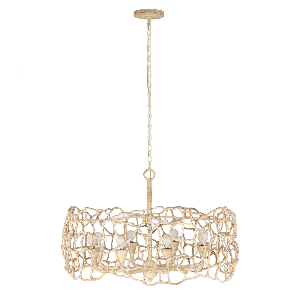 Reef 34" 8-Light Chandelier
