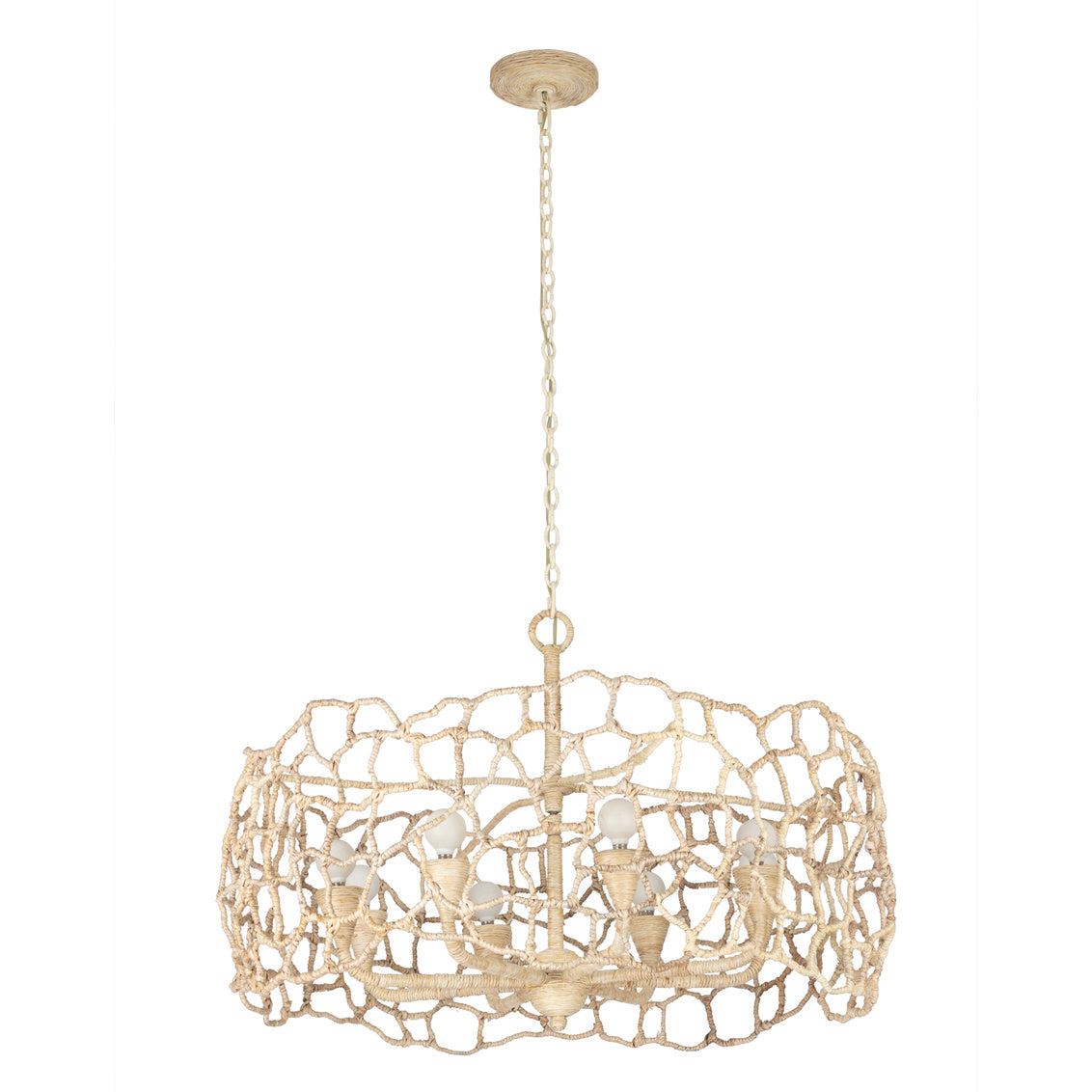 Reef 34" 8-Light Chandelier