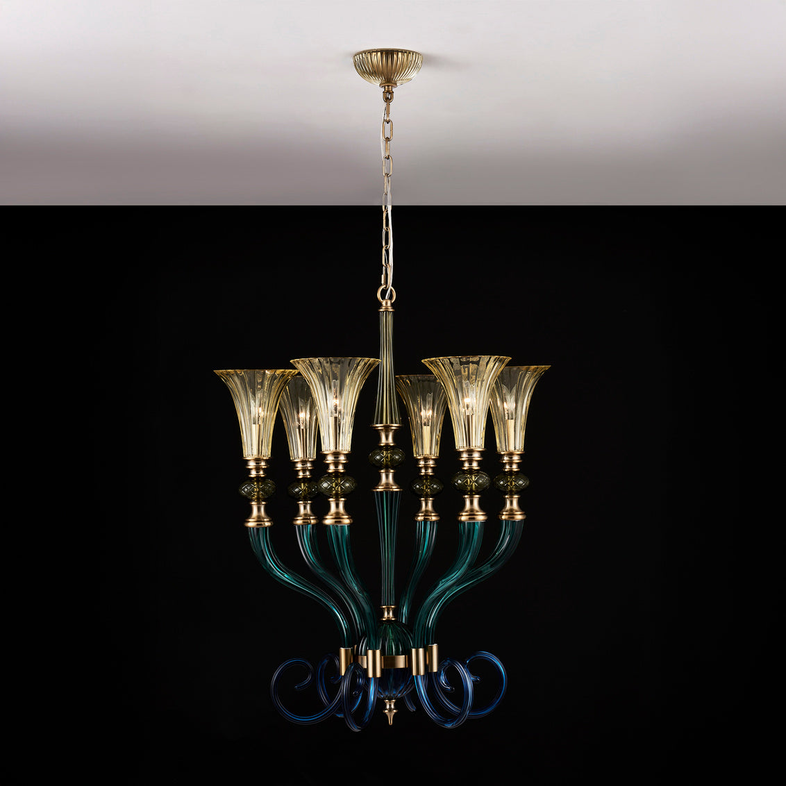 Tinta 6 Light Chandelier