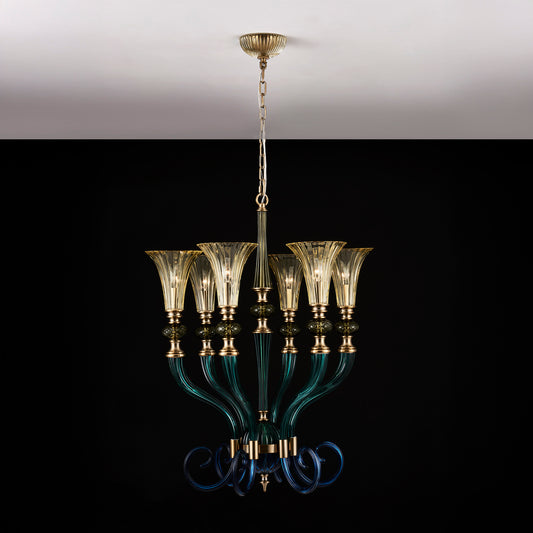 Tinta 6 Light Chandelier