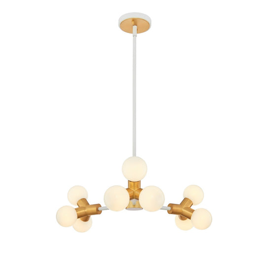 Tres 9 Light Chandelier