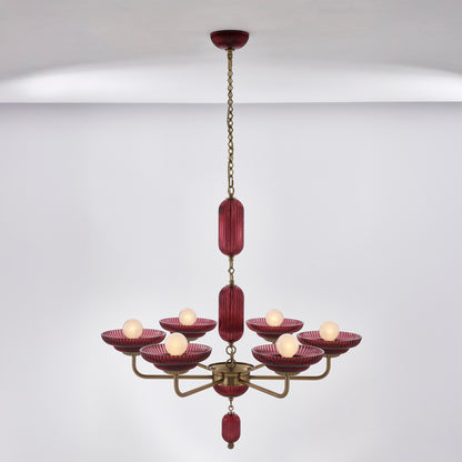 Verde 40" 6-Light Chandelier