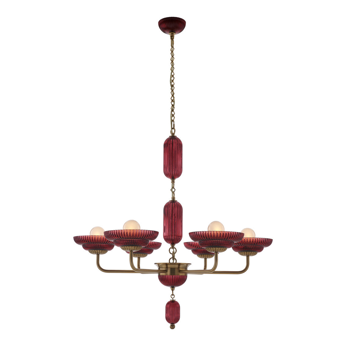 Verde 40" 6-Light Chandelier