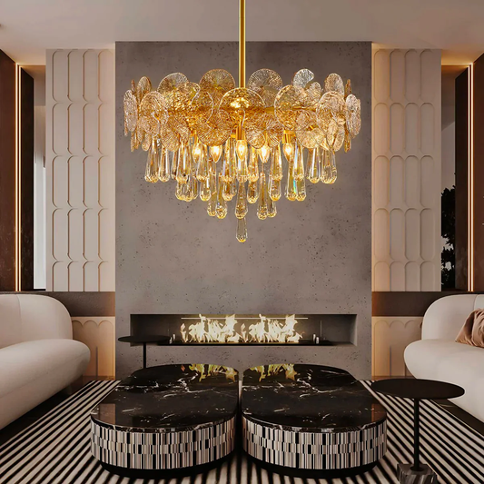 Royale Gold Crystal Chandelier