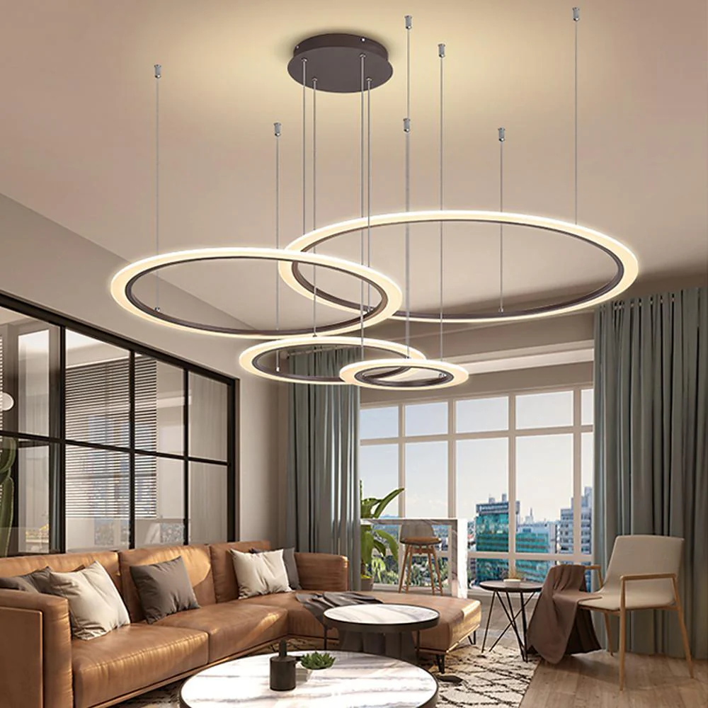 Halo LED Ring Chandelier